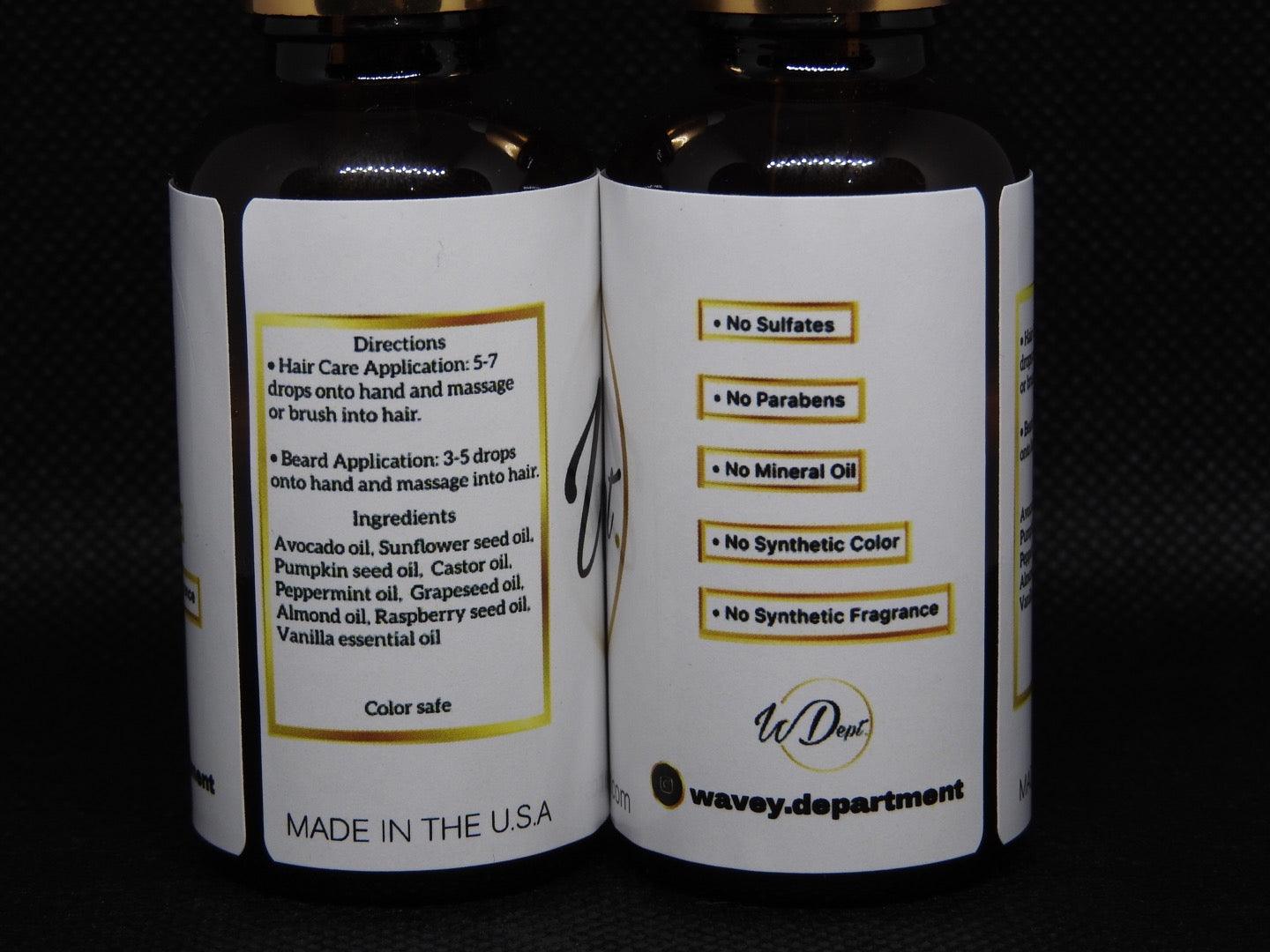 Mezcla de aceites del departamento de olas