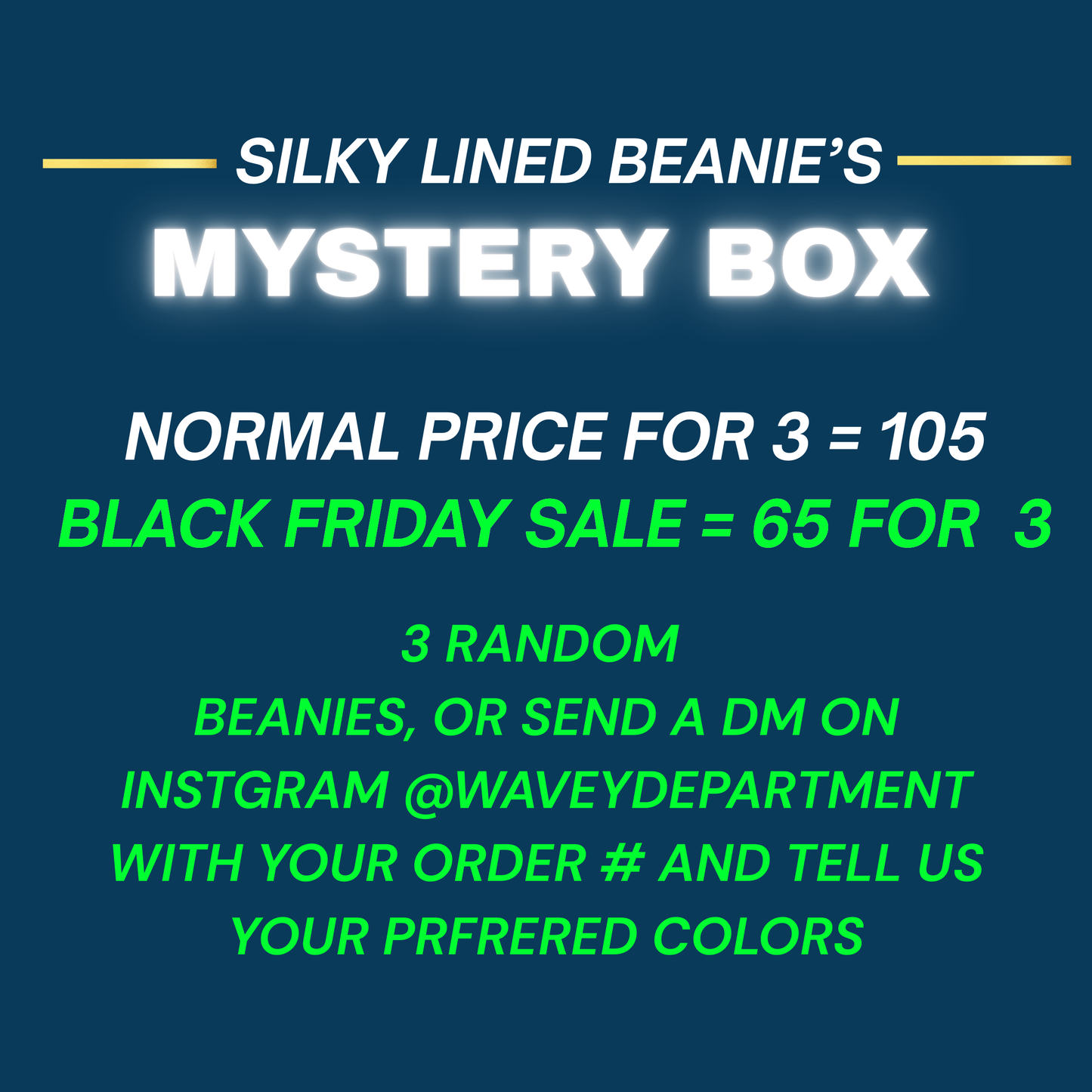 SILK LINED BEANIES MYSTERY BOX