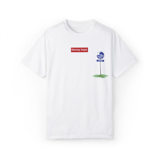 Unisex Wavey Department Tsunami Box Logo tee shirt