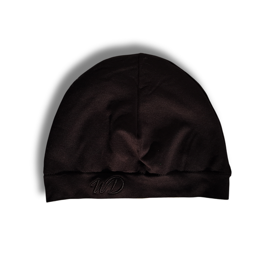 Silky-Lined Skull Cap Onyx Black