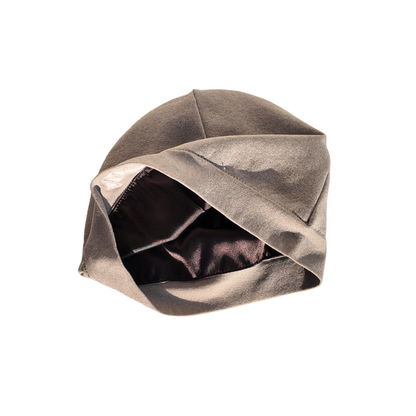 Silky Lined Skull Cap - Diamond Smoke