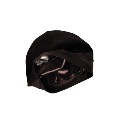Silky-Lined Skull Cap Onyx Black