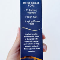 Final Touch™ Goat Bristle Wave Brush - Image 3