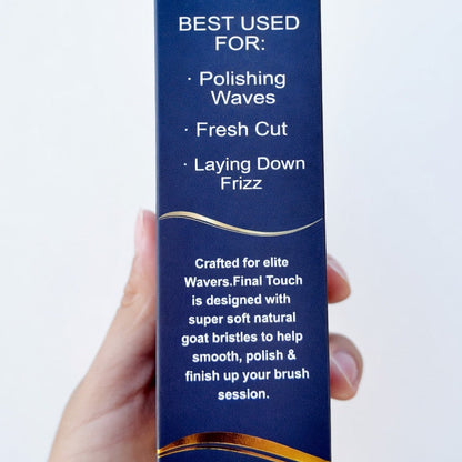 Final Touch™ Goat Bristle Wave Brush