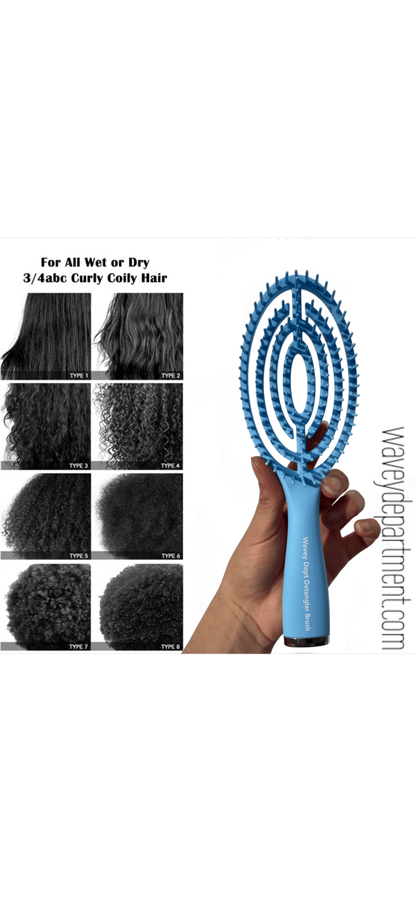 Wavey Department Curved Detangler