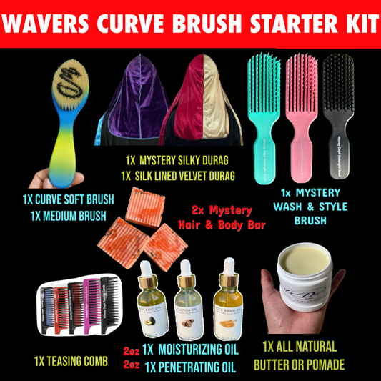 Wavers Curve Brush Starter Kit