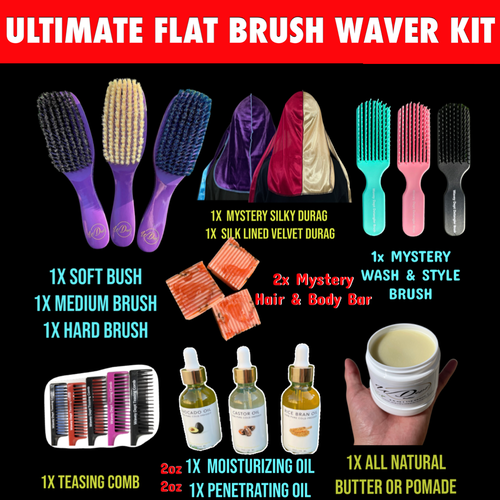 Kit Ultimate Flat Brush Waver